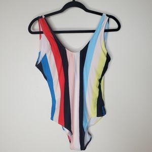 Cupshe striped swim suit
